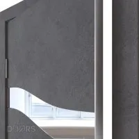 ШИ дверь DO-603 Бетон темный/Зеркало