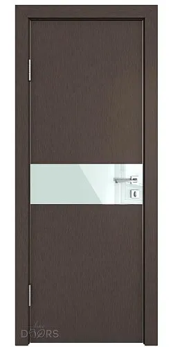 Дверь межкомнатная DO-509 Бронза/стекло Белое