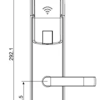 Электронный гостиничный замок HSU-9936-TH