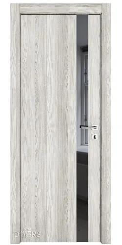 ШИ дверь DO-607 Айс/стекло Черное