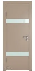 ШИ дверь DO-602 Латте софт/стекло Белое