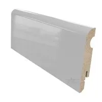 Плинтус Серый глянец ПВХ