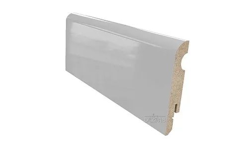 Плинтус Серый глянец ПВХ