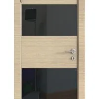 Дверь межкомнатная DO-508 Неаполь/стекло Черное