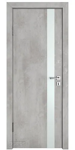Дверь межкомнатная DO-507 Бетон светлый/Снег