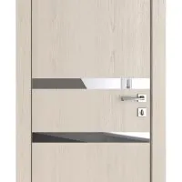 ШИ дверь DO-613 Ясень капучино/Зеркало