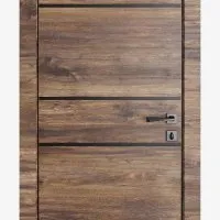 Дверь межкомнатная DG-517 Лофт темный/молдинги черные