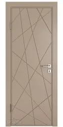 Дверь межкомнатная Абстракция Латте софт