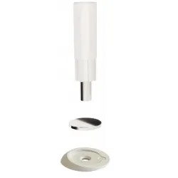 Дверной ограничитель магнитный скрытый белый VERUM MOD 2