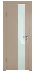Дверь межкомнатная DO-504 Латте софт/стекло Белое