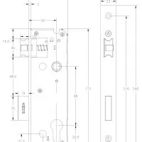 Электронный гостиничный замок HSU-9939-S