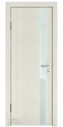 Дверь межкомнатная DO-507 Белая лиственница/стекло Белое