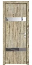 ШИ дверь DO-602 Рустик натуральный/Зеркало