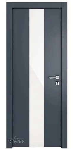 Дверь межкомнатная DO-510 Мэджик ПЭТ/стекло Белое