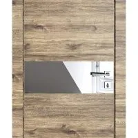 Дверь межкомнатная DO-509 Лофт светлый/Зеркало