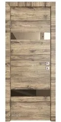 ШИ дверь DO-602 Лофт светлый/зеркало Бронза
