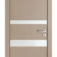 Дверь межкомнатная DO-512 Латте софт/Снег