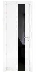 Дверь межкомнатная DO-504 Жемчуг/стекло Черное