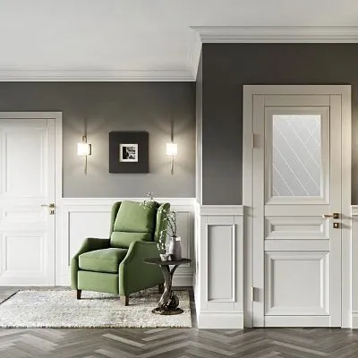 Белый ясень и Белый ясень со стеклом ромб