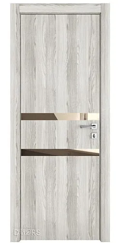 ШИ дверь DO-613 Айс/зеркало Бронза