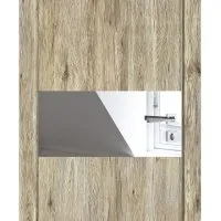 Дверь межкомнатная DO-501 Рустик натуральный/Зеркало