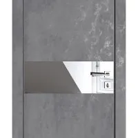 ШИ дверь DO-609 Бетон темный/Зеркало