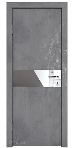 ШИ дверь DO-609 Бетон темный/Зеркало