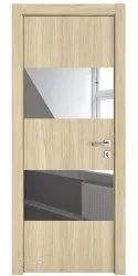 ШИ дверь DO-608 Дуб светлый/Зеркало