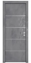 Дверь межкомнатная DG-505 Бетон темный