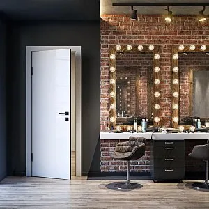 Шумоизоляционная дверь Белый глянец