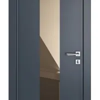 Дверь межкомнатная DO-510 Мэджик ПЭТ/зеркало Бронза