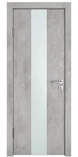 Дверь межкомнатная DO-510 Бетон светлый/Снег