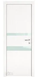 ШИ дверь DO-612 Жемчуг/стекло Белое