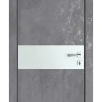 ШИ дверь DO-609 Бетон темный/Снег