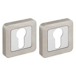 Накладка Fuaro (Фуаро) под цилиндр ET.K.XM52 (ET XM) SN/CP-3 матовый никель/хром