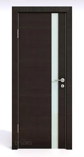 Дверь DO-507 Венге горизонтальный/стекло Белое