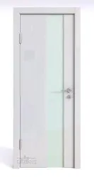 Дверь DO-504 Белый глянец/стекло Белое Скидка 50 %!