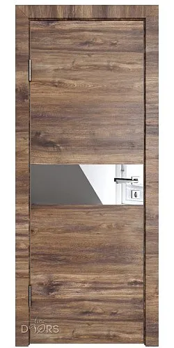 Дверь межкомнатная DO-509 Лофт темный/Зеркало