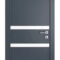 Дверь межкомнатная DO-513 Мэджик ПЭТ/стекло Белое