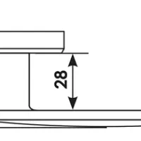 Дверная ручка SPACE-S5 NERO
