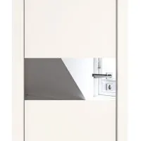 Дверь межкомнатная DO-501 Сливки/Зеркало