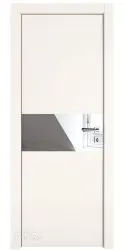 Дверь межкомнатная DO-501 Сливки/Зеркало