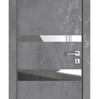 ШИ дверь DO-612 Бетон темный/Зеркало