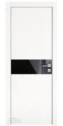 ШИ дверь DO-609 Жемчуг/стекло Черное