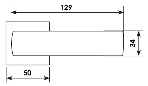 Дверная ручка SPACE-S5 CSA