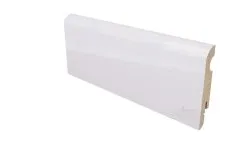 Плинтус Белый глянец ПВХ