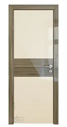 Дверь DO-501 Ваниль глянец/стекло Сосна Скидка 50 %!