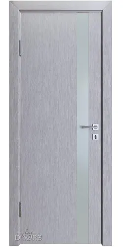 Дверь межкомнатная DO-507 Металлик/Снег