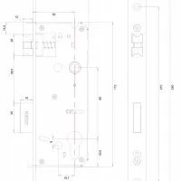 Электронный гостиничный замок HSU-9939-S
