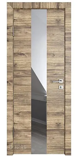 ШИ дверь DO-610 Лофт светлый/Зеркало